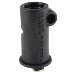 Verbundstoff-Adapter Flex Rod für Angelrutenhalter - mit T-Slot für Tough-Track Schienen