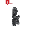 Composite connecting arm with 360° and 180° swivel joints - for n (1 inch)