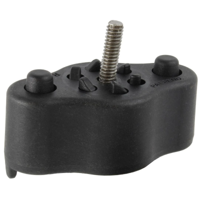 Verbundstoff-Adapter (ohne Kugel) für Tough-Track Schienen - Quick-Release-System, 1/4"-20 Gewinde