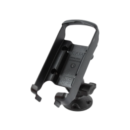 Verbundstoff-Halterung (kurz) für Garmin GPSMAP 76C/76CS - mit runder Basisplatte, Octagon-System,  (1 Zoll)
