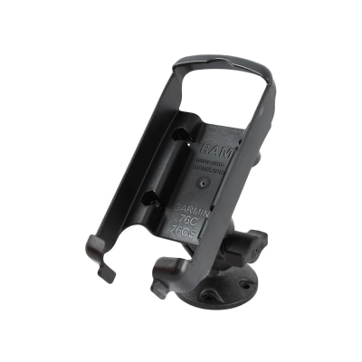 Verbundstoff-Halterung (kurz) für Garmin GPSMAP 76C/76CS - mit runder Basisplatte, Octagon-System,  (1 Zoll)