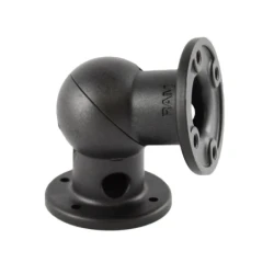 Composite corner piece with holder for round base plates - in polybag