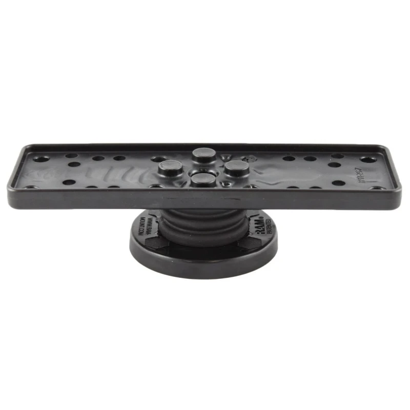 Composite shock absorber for electronic devices - various hole patterns