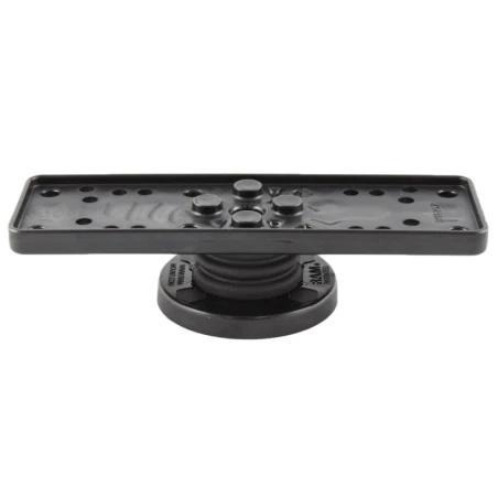 Composite shock absorber for electronic devices - various hole patterns