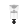 Composite base ball with 1/4"-20 grub screw - for camera connection, (1 inch)