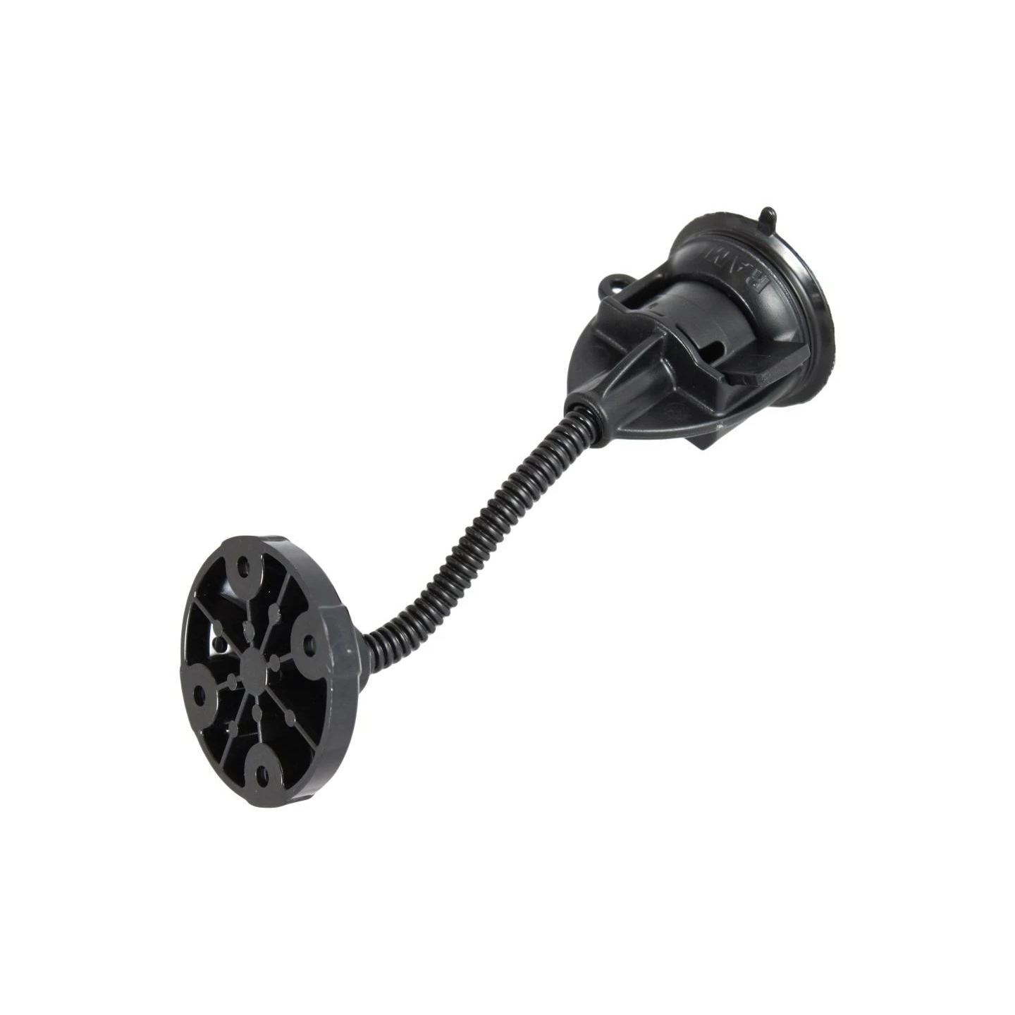 Verbundstoff-Saugfuss mit runder Anbindung - flexibler Arm (ca. 100 mm), runder Adapter