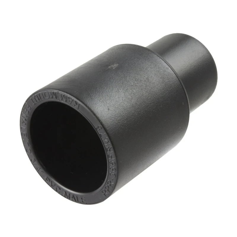 Composite pipe adapter (female) - with extension piece (male) for 19.1 mm diameter
