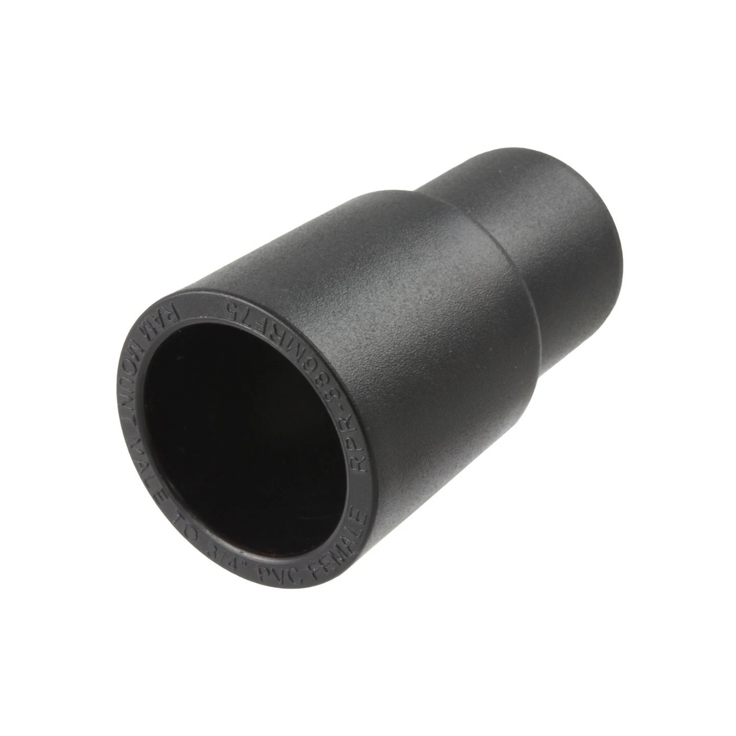 Verbundstoff-Rohradapter (männlich) - mit Ansatzstück (weiblich) für 19,1 mm Durchmesser
