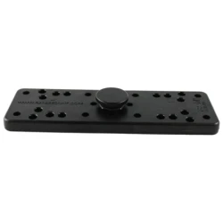 Composite base with central octagon base - various hole patterns, approx. 50 x 159 mm base area