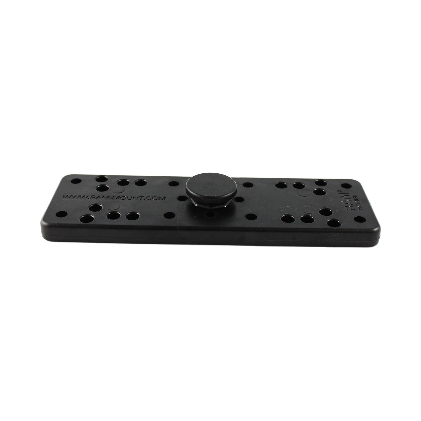 Verbundstoff-Basis mit mittigem Octagon-Sockel - diverse Lochraster, ca. 50 x 159 mm Grundfläche