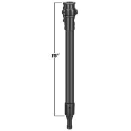 Verbundstoff-Verlängerungsarm mit Spline Post - Länge ca. 380 mm