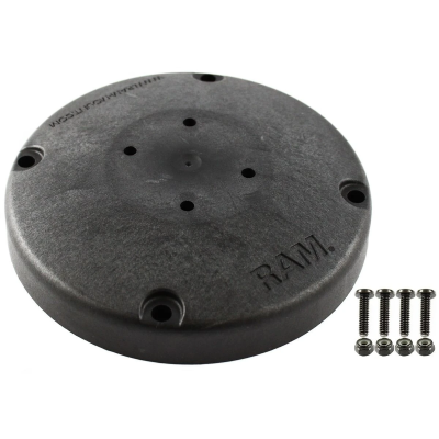 Verbundstoff-Standfuss mit AMPS-Aufnahme - ca. 150 mm Durchmesser, Schrauben-Set