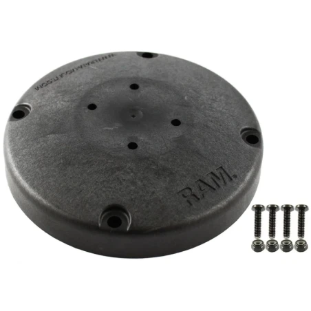 Composite base with AMPS mount - approx. 150 mm diameter, screw set
