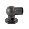 Composite screw base with tube holder - 45-90° adjustable