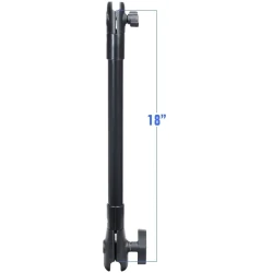 Composite extension arm with B- and B-mount (1 and 1.5 inch) - approx. 450 mm long