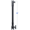 Composite extension arm with B- and B-mount (1 and 1.5 inch) - approx. 450 mm long