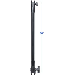 Composite extension arm with B- and B-mount (1 and 1.5 inch) - approx. 600 mm long