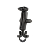 Composite set for handlebars/tubes - with clamp (aluminium, galvanised), (1 inch)