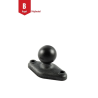 Composite base plate (diamond/trapezoid) - (1 inch)