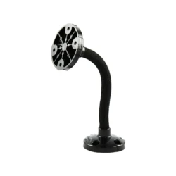 Composite gooseneck with aluminium core - approx. 152 mm long, 2x connection round base plate