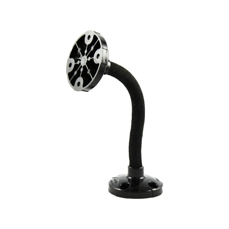 Composite gooseneck with aluminium core - approx. 152 mm long, 2x connection round base plate