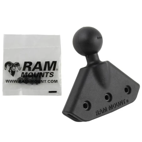 Composite mount for sun visor - with screw set