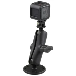 GoPro Aufbau-Kamerahalterung - mit runder Basisplatte (AMPS),  (1 Zoll)