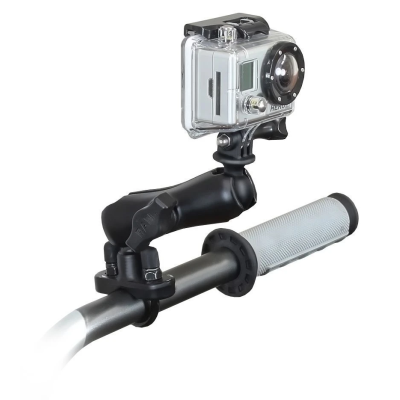 GoPro Kamera-Halterung für Lenker/Rohre - mit Klemmschelle,  (1 Zoll)