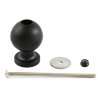 Composite base ball (5 spot rod) - Grub screw, washer, screw