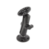 Composite assembly set - 2x round base plate, centre connecting arm, (1 inch)