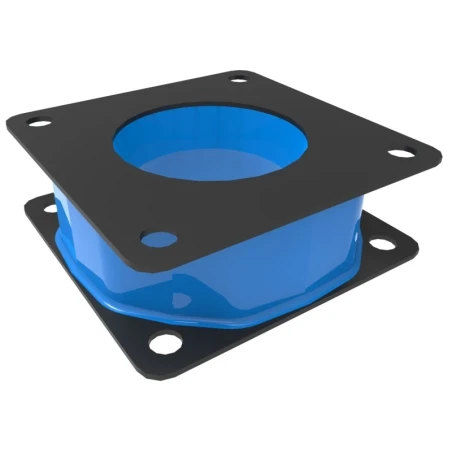 Shock absorber - 75x75 mm VESA hole pattern