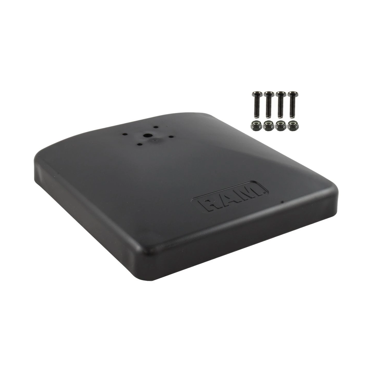 Verbundstoff-Standfuss - 228 x 228 mm, AMPS-Aufnahme, Schrauben-Set