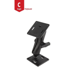 VESA Aufbau-Set - 2x VESA-Platte (75x75 mm Lochraster), mittlerer Verbindungsarm