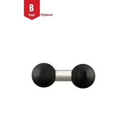 Doppelkugel-Adapter -  (1 Zoll), ca. 64 mm lang