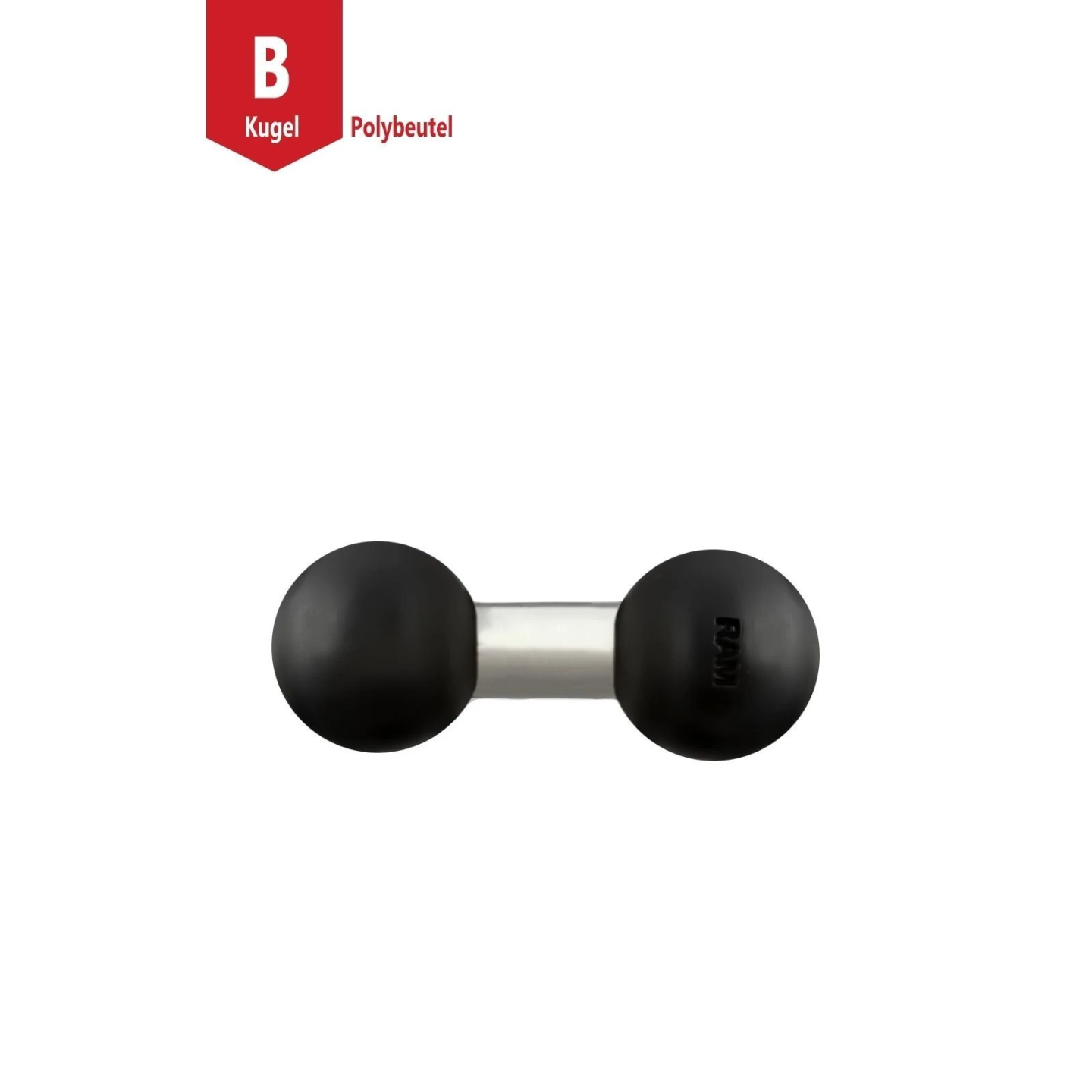 Doppelkugel-Adapter -  (1 Zoll), ca. 64 mm lang