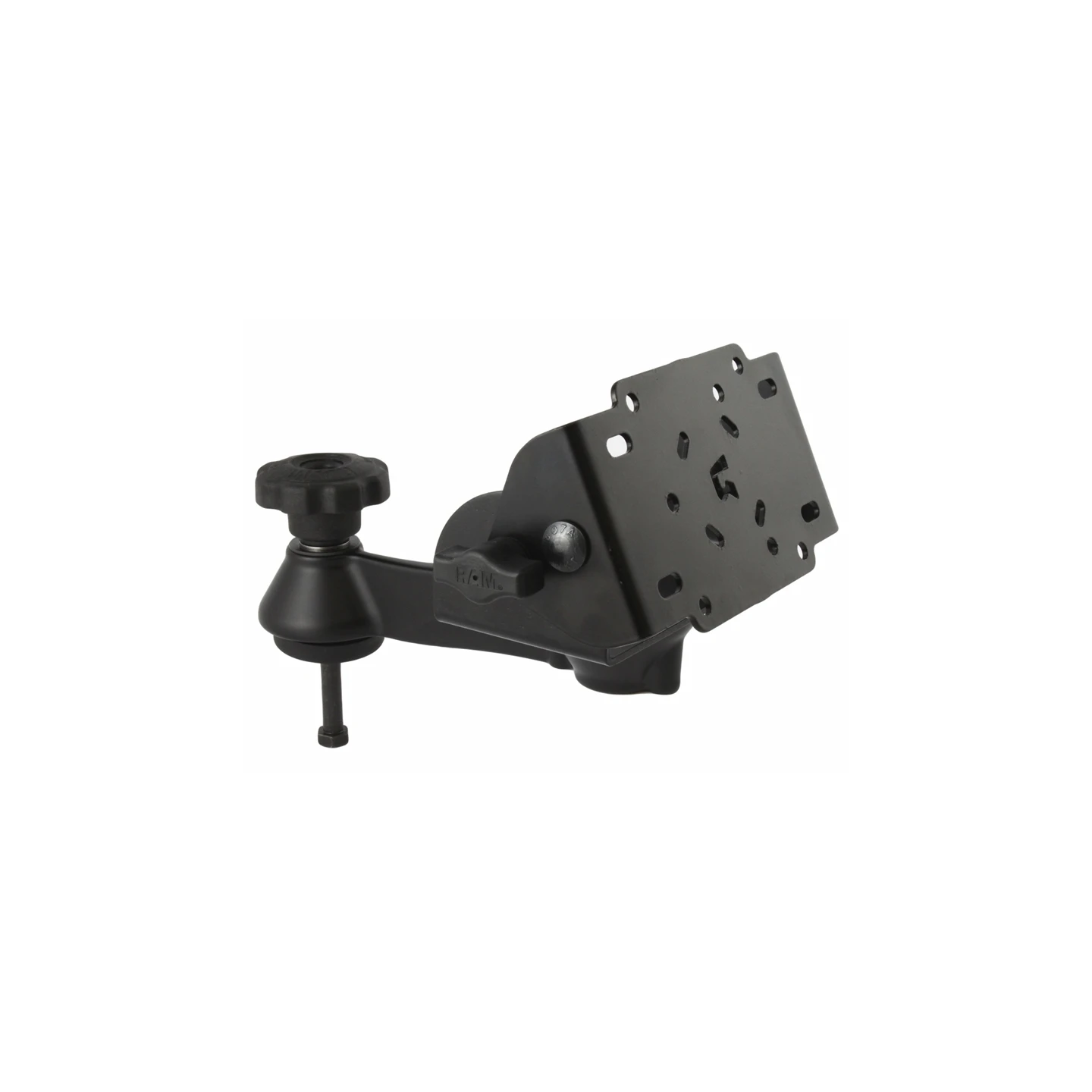 Schwenkarm-Erweiterung mit Tilt-N-Turn-Anbindung (90° Winkel) - diverse Lochraster