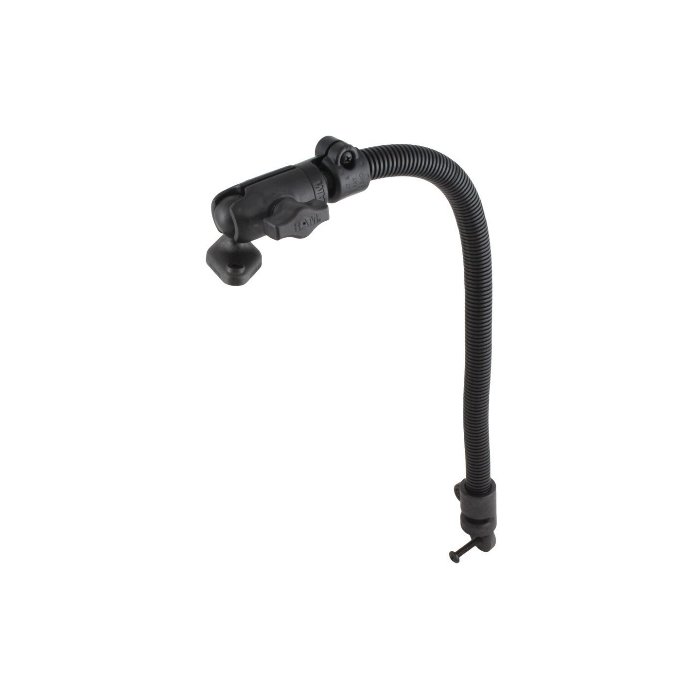 Transducer-Arm mit Diamond-Anbindung (Trapez) - flexibler Arm (ca. 450 mm), Octagon-Sockel, Diamond-Basisplatte,  (1 Zoll)