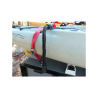Transducer set with rectangular base plate - flexible arm (approx. 450 mm), octagon base, rectangular base plate, (1 inch)