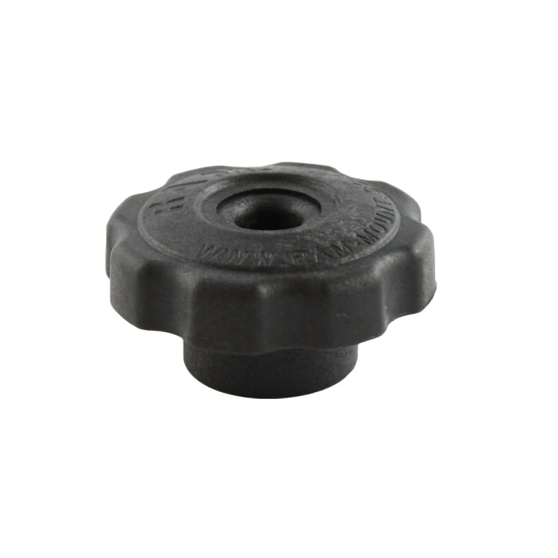 Rotary knob - 3/8"-16 female thread (brass)