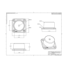 Swivel arm base - horizontal mounting