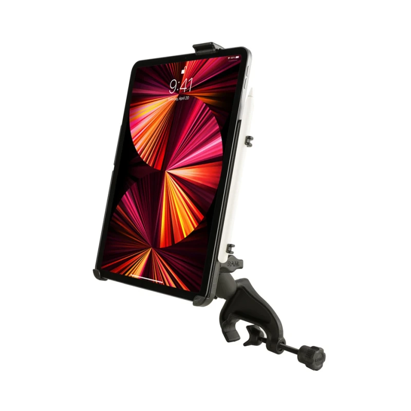 Luftfahrt-Halterung Apple iPad Pro 11 / Air 4 & 5 -  (1 Zoll), mit Steuerhornklammer
