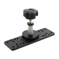 Universal plate (rectangular) - approx. 150 x 50 mm, various hole patterns, swivel arm connection