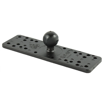 Universal-Basisplatte -  (1 Zoll), Grundfläche 158 x 51 mm, diverse Lochraster