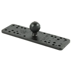 Universal-Basisplatte -  (1 Zoll), Grundfläche 158 x 51 mm, diverse Lochraster