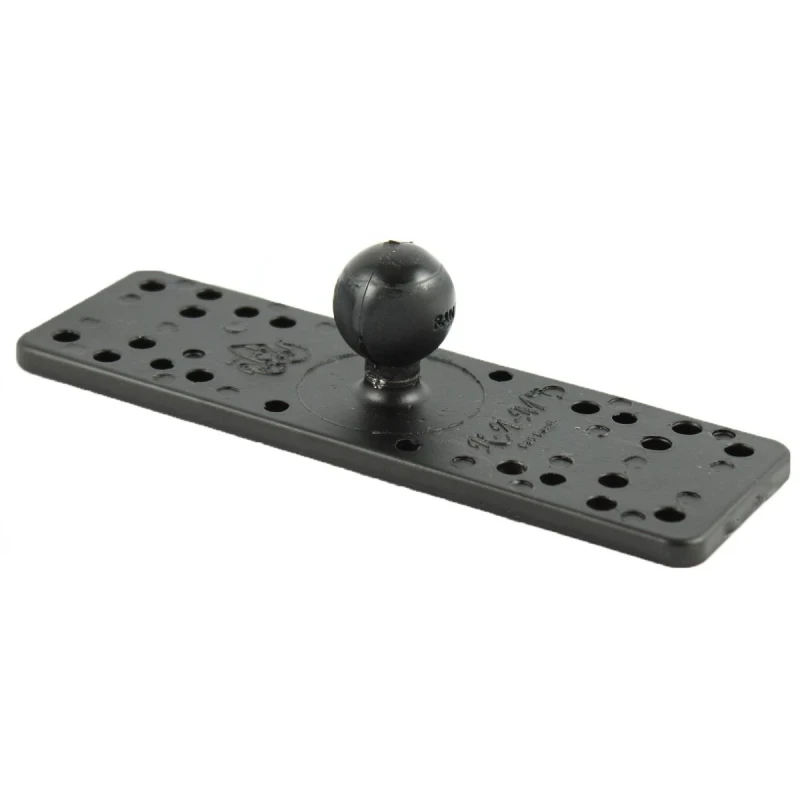 Universal-Basisplatte -  (1 Zoll), Grundfläche 158 x 51 mm, diverse Lochraster