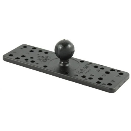Universal-Basisplatte -  (1 Zoll), Grundfläche 158 x 51 mm, diverse Lochraster