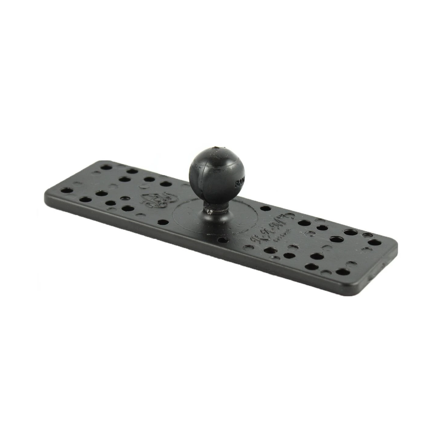 Universal-Basisplatte -  (1 Zoll), Grundfläche 158 x 51 mm, diverse Lochraster