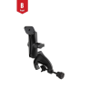 Aviation set - (1 inch), control horn clamp, centre connecting arm, Diamond base plate (trapezoid)