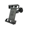 Suction base mount with Tab-Tite universal cradle for 9-10.5 inch tablets in protective cases - (1 inch)