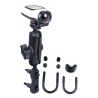 Motorbike camera mount for Garmin VIRB cameras - with base mount for handlebar/brake/clutch, (1 inch)